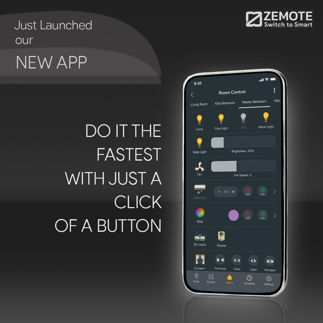 ZemoteSmartHome's tweet photo. All the control is now in your hands with the Zemote App.
Website: https://t.co/UrJpoUIytx
#zemote #zemotesmarthomes #zemotehomeautomations #zemotehomeautomation #homeautomation #homeautomationsystem #homeautomationsystems #newpost #fyp #app #zemoteapp https://t.co/Uag5sFpIDW