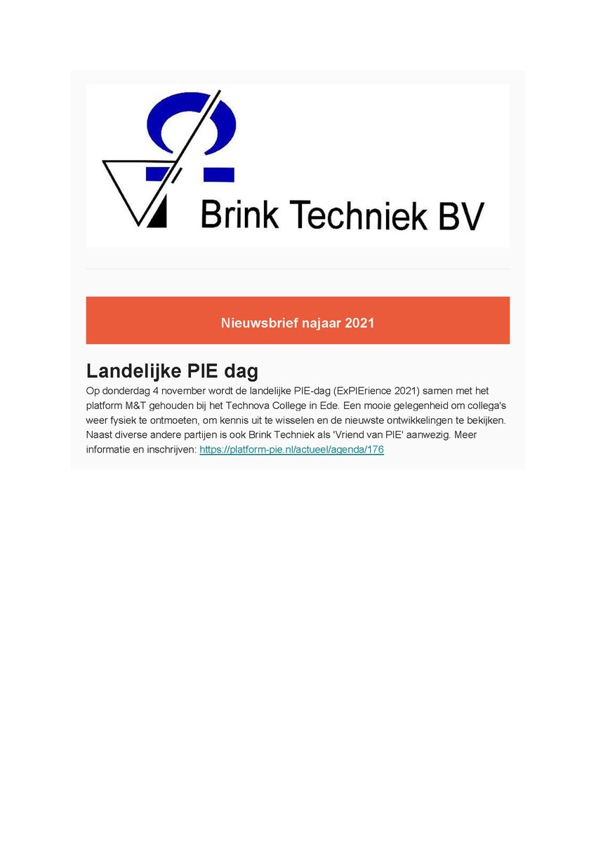 Brink Techniek BV tweet media
