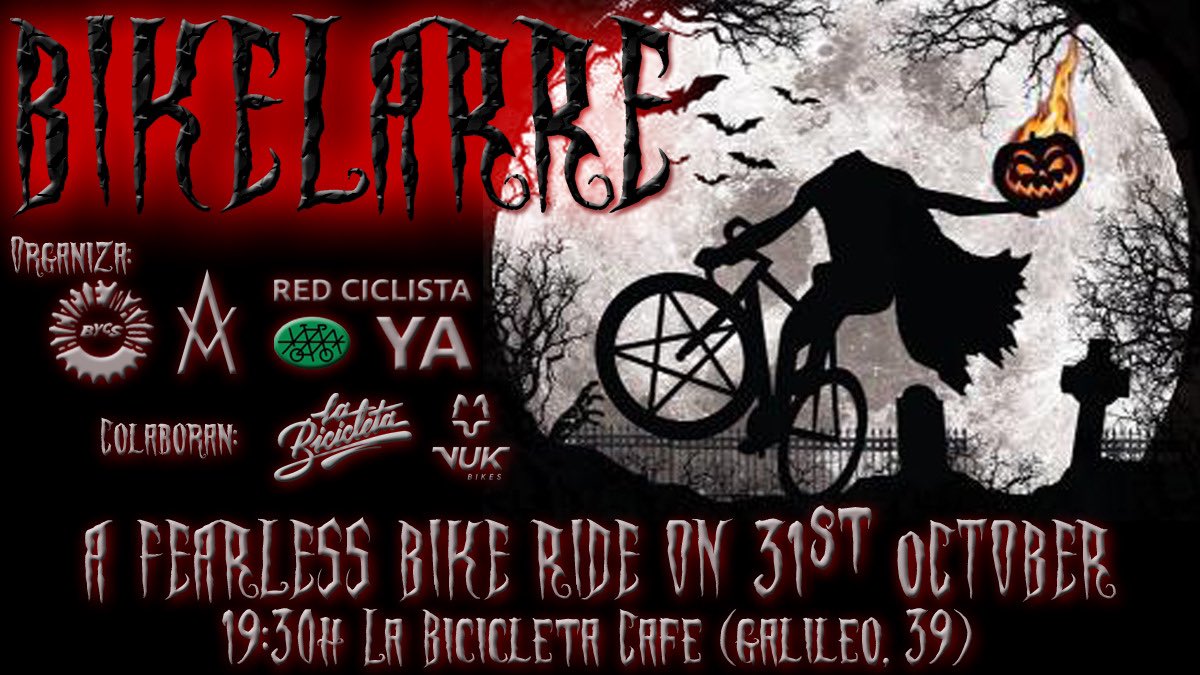 Grúas gigantes para combatir los atascos 
🚗💨🚗💨🚗💨🚗💨🚗💨🚗💨
<a href="/almeida/">Luciane</a> y su política de movilidad. 
¡¡Esto sí que da miedo!!😱
Celébralo este domingo
BIKELARRE🧙‍♀️🚲
🗓 31.10
🕣 19:30
📌 C/ Galileo, 39 (La Bicicleta Café)
<a href="/Alcaldia_bici/">Alcaldía de la Bicicleta de Madrid</a>
#redciclistaya
elperiodico.com/es/politica/20…