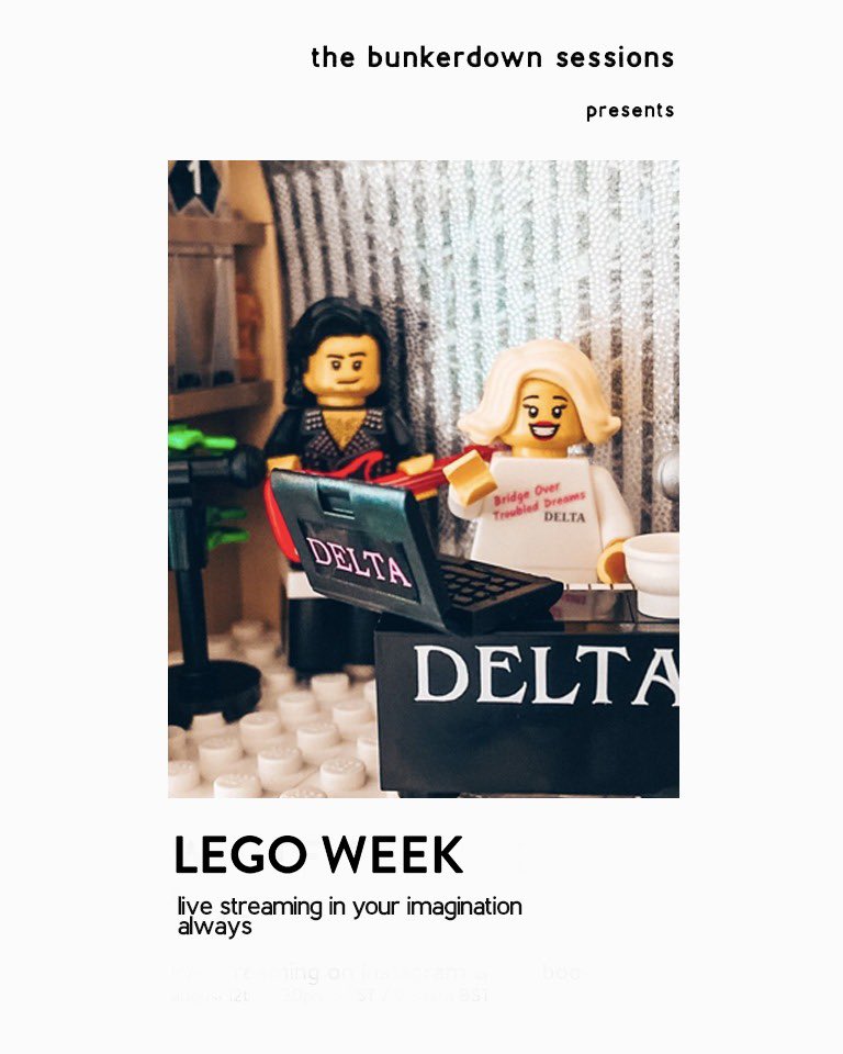 NatalieAL's tweet photo. it’s another thursday night (in australia) and although bunker may be over it lives on in lego @DeltaGoodrem - creation by me and stu @trauts25 https://t.co/4FTeqo3mkR