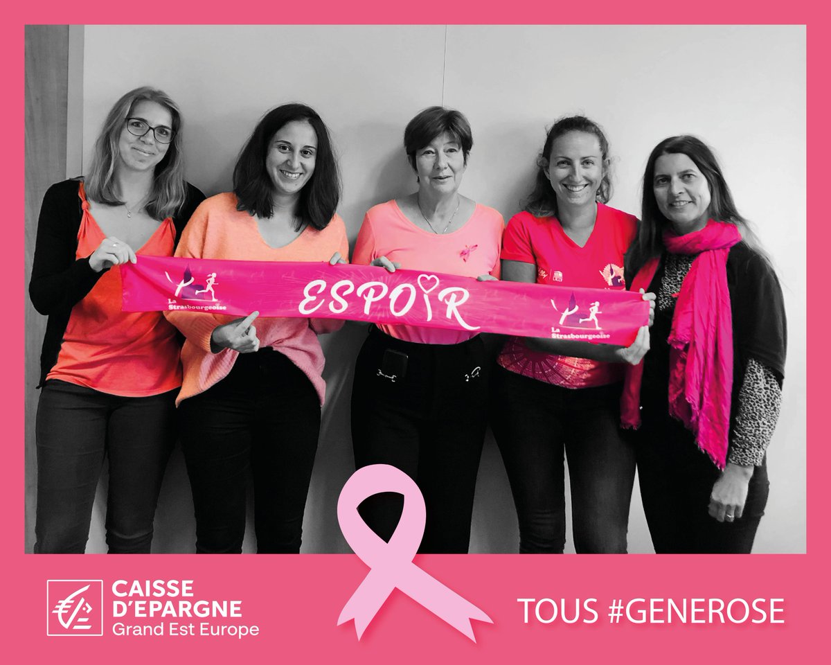 CaissEpargneGEE's tweet photo. #OctobreRose

Les collaboratrices et collaborateurs de la Caisse d'Epargne Grand Est Europe se mobilisent et apportent cette année encore, leur soutien pour sensibiliser au #dépistage du #CancerDuSein.  

#TousGenerose #EnsembleOnEstPlusForts https://t.co/K5IRCyYnd7