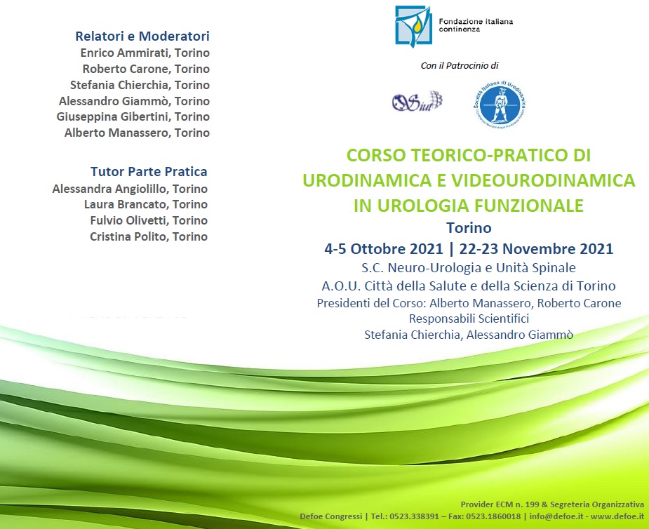Save the date! Il 22 e 23 novembre secondo appuntamento con il Corso teorico-pratico di urodinamica e videourodinamica in #urologia funzionale”, promosso da FIC, con il patrocinio di <a href="/_SIUD/">SIUD - Società Italiana di Urodinamica</a> e della Società Italiana Urologia Territoriale.