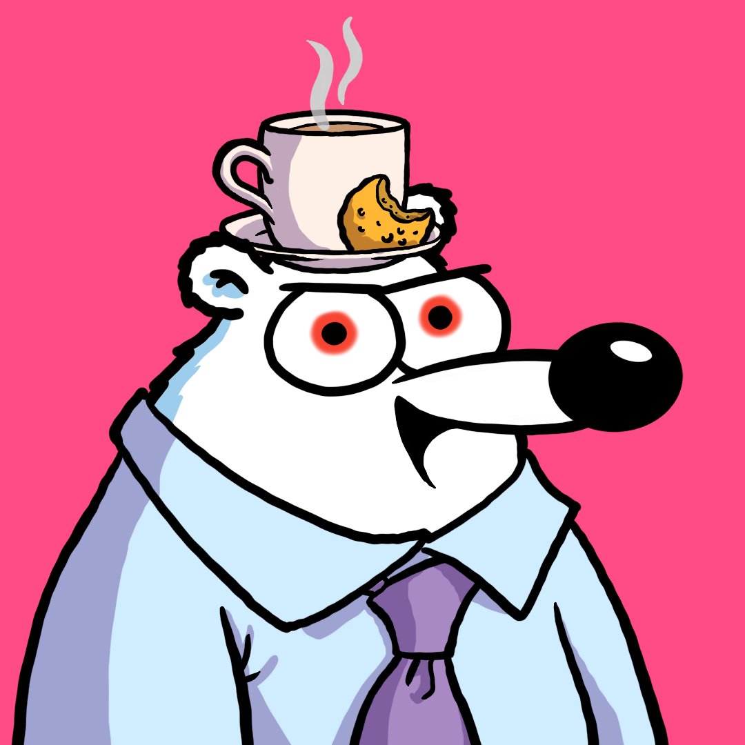 killedby91's tweet photo. @Hayvandao2 @polarbearsnft Go ahead captain I have a business meeting to catch up with! Here take this coffee on my head and eat the cookies, you will be fine! https://t.co/qEWyeIG7C9