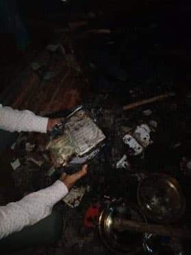 TuhinShihab's tweet photo. Hindutva mobs have attacked till now— 16 Masjids, many Muslim homes and working-place. They burnt down copies of Quran and gave provocative slogans. It's been 6 days and violence continues.

No mainstem media is giving violence of this scale enough attention. 
#SaveTripuraMuslims https://t.co/aNj8a3FqfH