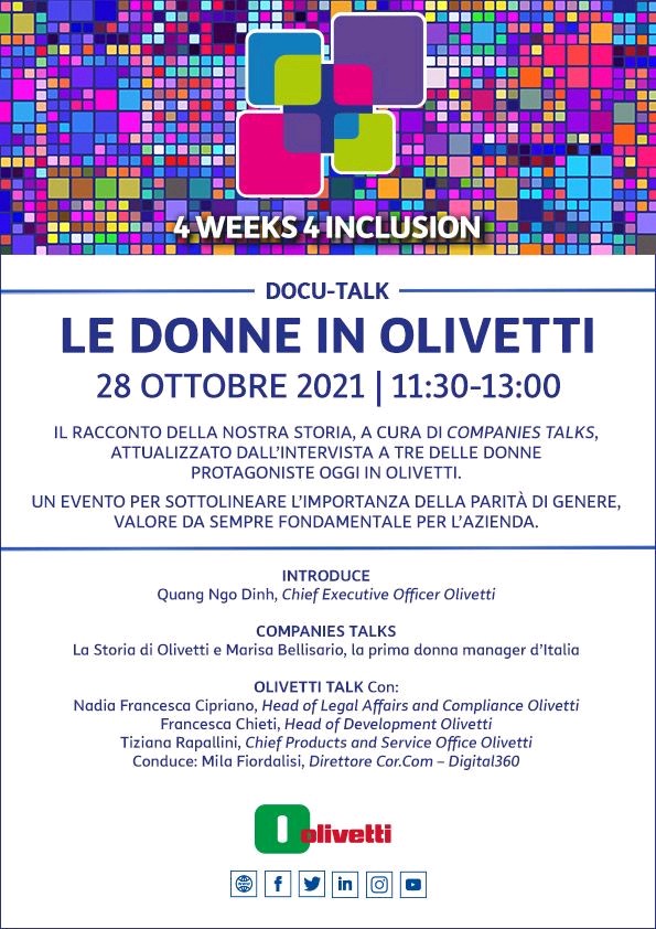 Oggi #28ttobre <a href="/TIM_Official/">TIM Official</a> e <a href="/OlivettiOnline/">Olivetti</a> insieme per "Le Donne in Olivetti". #4W4I
Protagonista del racconto: Marisa Bellisario, prima donna manager in italia. cc <a href="/FondBellisario/">FondazioneBellisario</a>