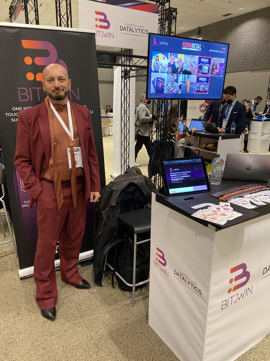 bit2win_'s tweet photo. #ForumRetail2021
Siamo nell'area Stand n° 20
Vieni a trovarci! https://t.co/o3gN5W5xaC