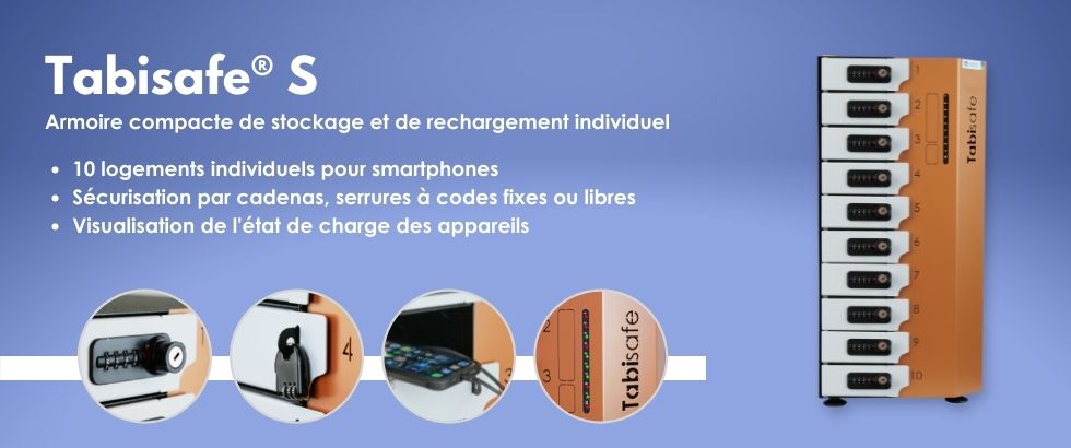 NaoticFR's tweet photo. [📣 #Nouveauté] @NaoticFR complète sa gamme de produits pour #smartphones et lance Tabisafe S, une armoire compacte de sécurisation et de rechargement individuel pour 10 smartphones. 👉 En savoir plus : https://t.co/EVzo5HrCjw 
#digitalisation  #mobilite #chargeusb #madeinFrance https://t.co/qFcKe3sKcc