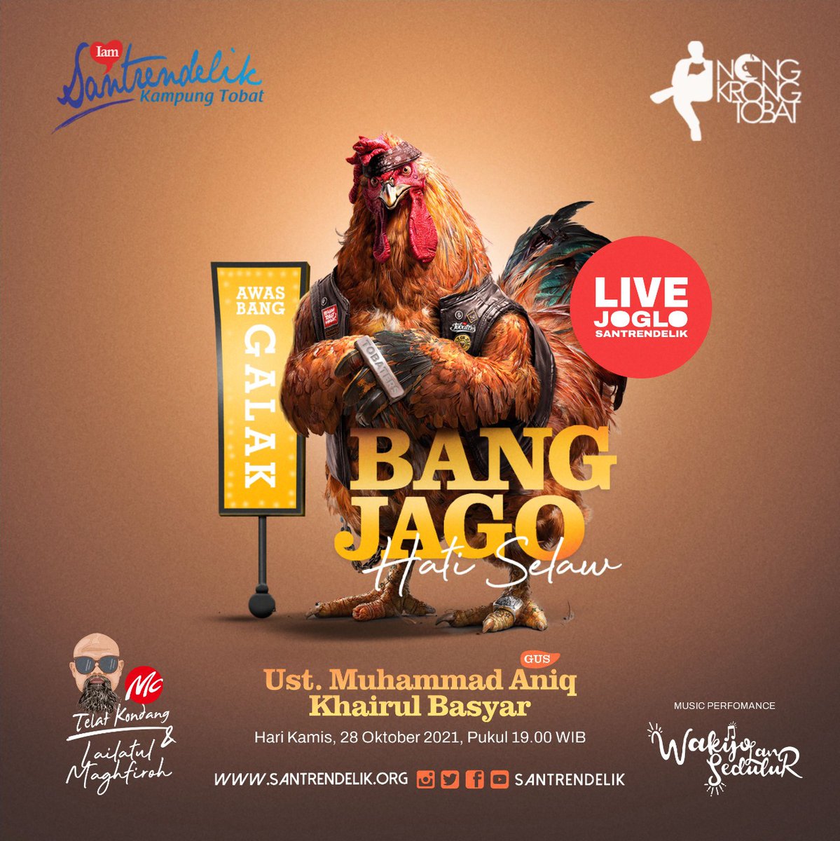 Malam ini.
Ampun Bang Jago
#santrendelik #kampungtobat #tobaters #nongkrongtobat