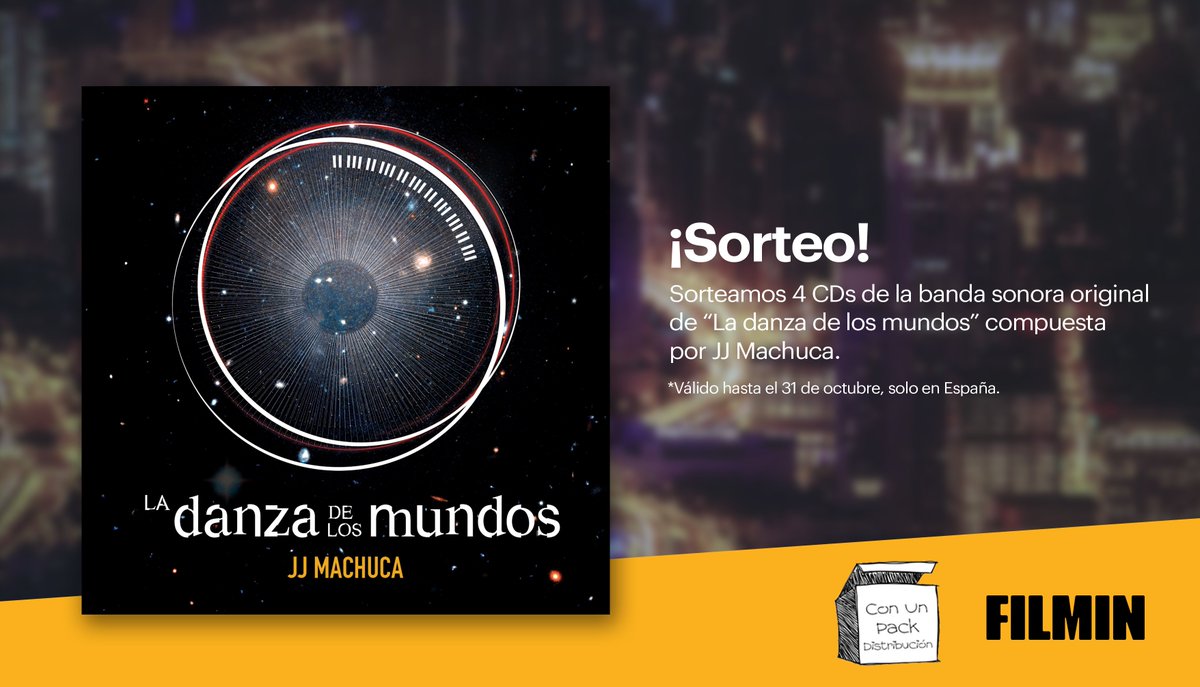 ¿Qué película debería ver todo el mundo para vivir en un mundo mejor? Te leemos. 

Dínoslo y gana uno de los CD's con la BSO que sorteamos junto a <a href="/conunpack/">#ConUnPack</a> de JJ Machuca, teclista de Lori Meyers y Lagartija Nick y director de esta joya inmersiva. 

Mañana, en Filmin.