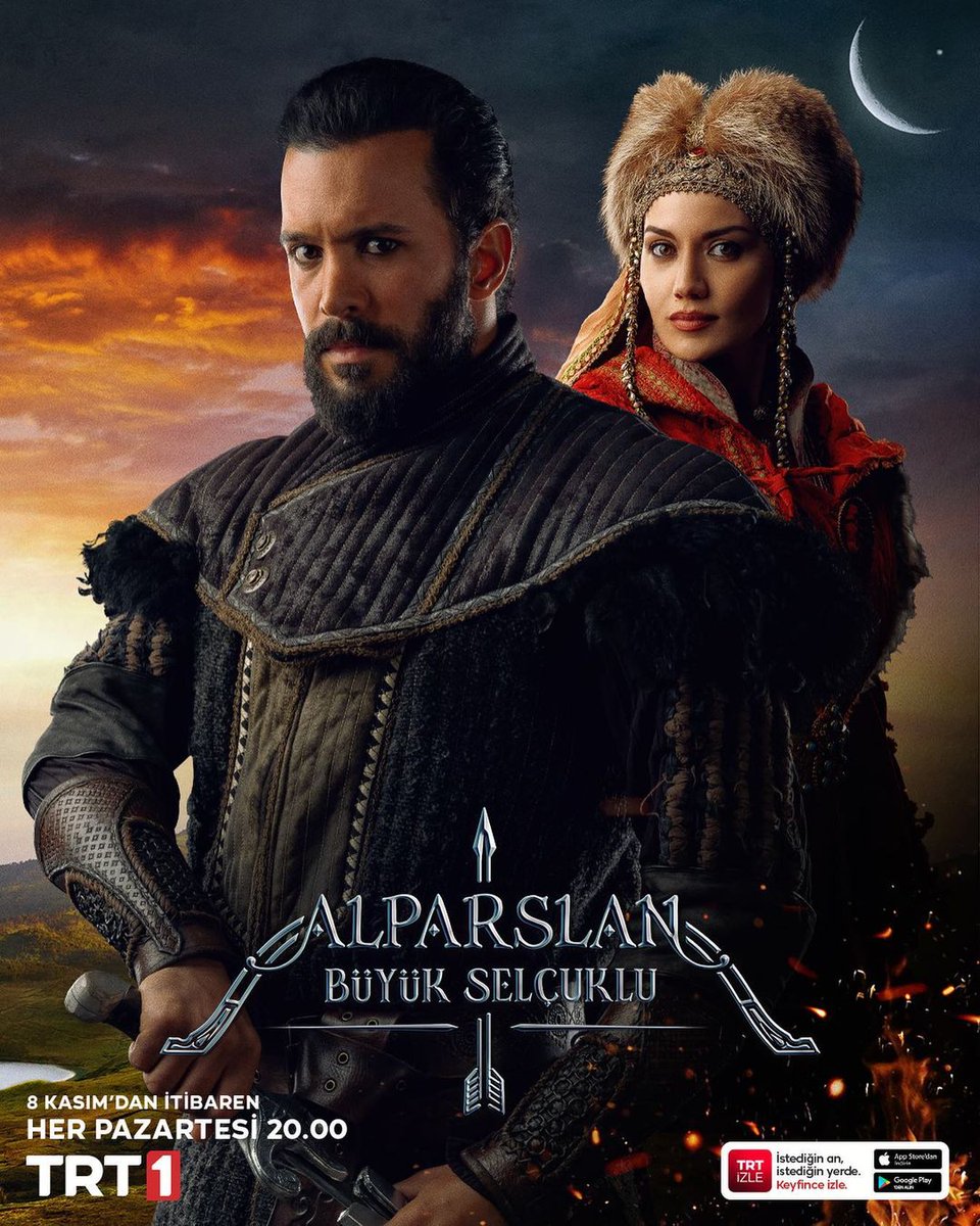 Efsanevi aşkın iki kahramanı Sultan Alparslan ve Akça Hatun…

#AlparslanBüyükSelçuklu 8 Kasım Pazartesi 20.00’de @TRT1’de başlıyor!💥 

#AlparslanTheGreatSeljuks
