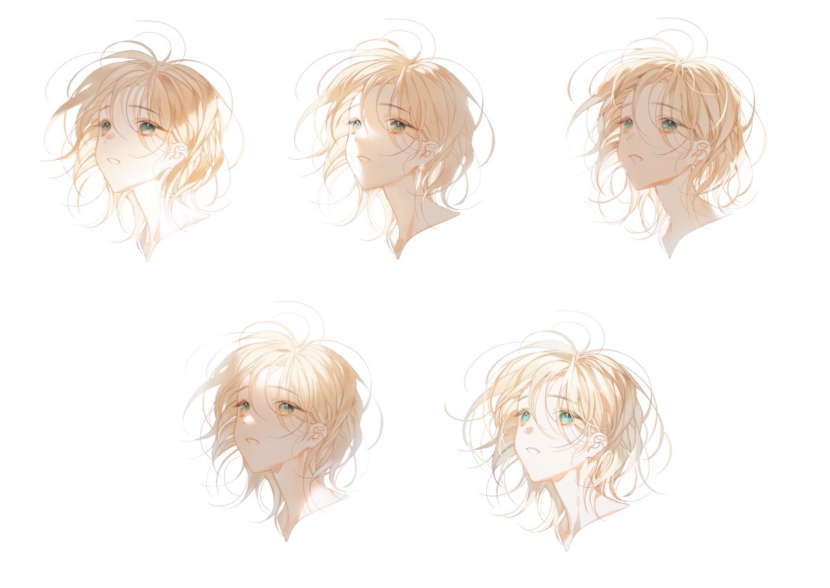 빛의 방향에 따라 얼굴 채색(묘사)를 어떻게 하면 좋을 지에 대해 시연했던 것 ^__^