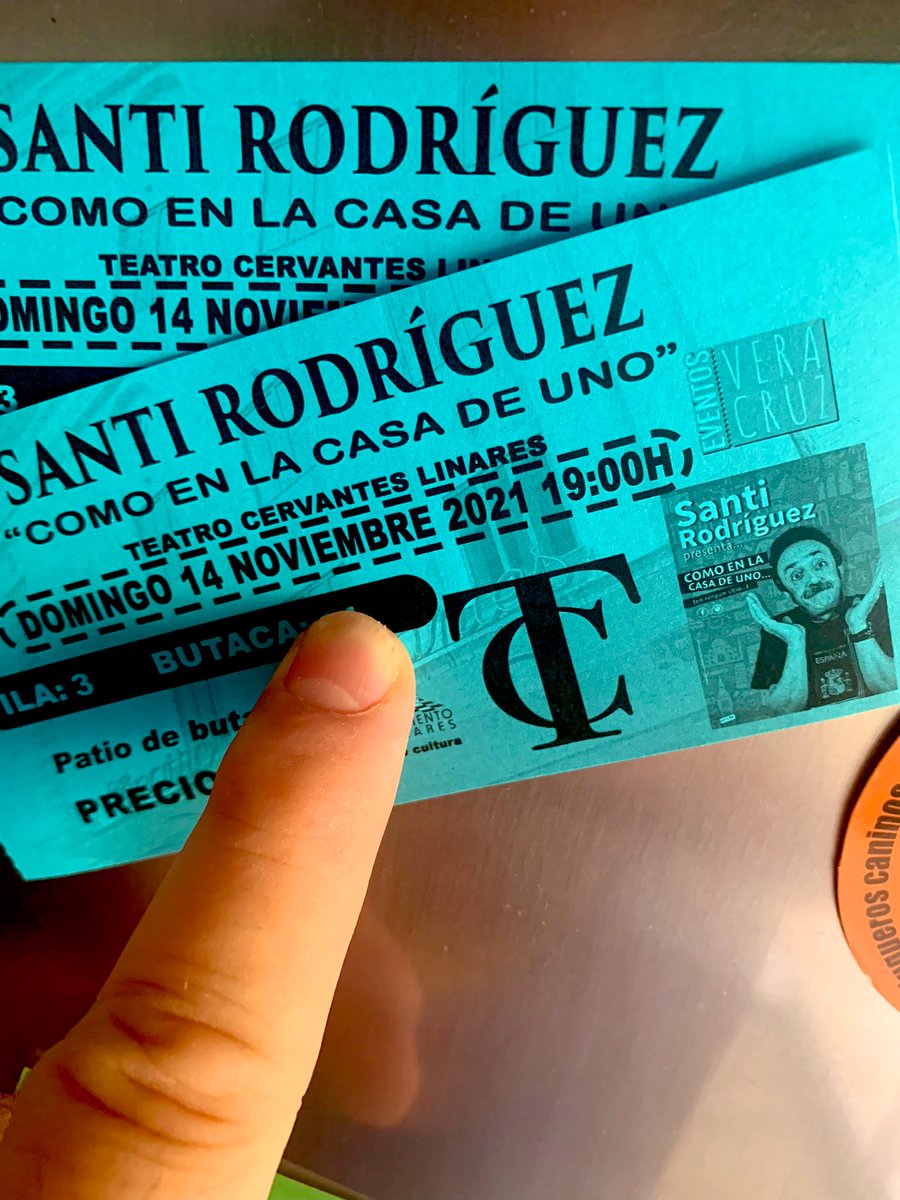 EA7EU's tweet photo. Las entradas 🎫listas para no perdernos al gran @Santihumor en #Linares el próximo #14Nov … no os lo podéis perder! @VIAJEMUS https://t.co/D0F2dQYi3T
