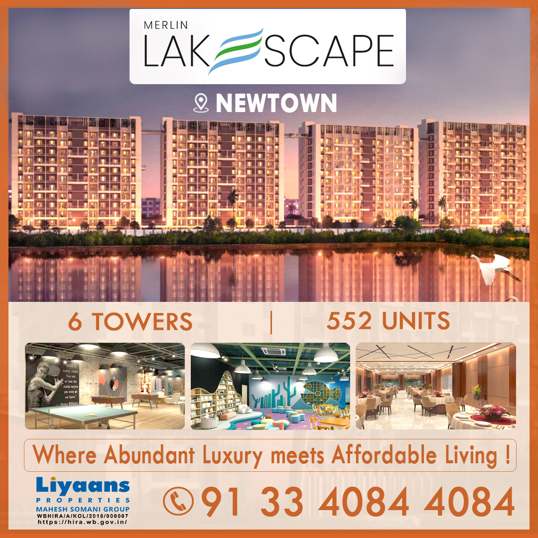 #New #Launch #Project which provides every #conveniences needs for a #unique #Living #Lifestyle with #modern #amenities in #Newtown, #Kolkata. Hurry Up! Call us for more details 03340844084 
#MerlinLakescape #FlatsinKolkata #PropertyinNewtown #LiyaansProperties #MaheshSomani