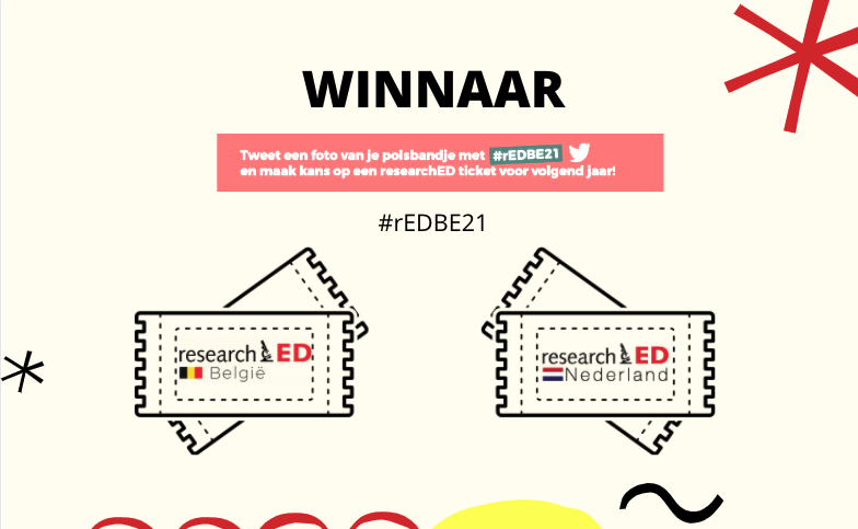 researchED_BE's tweet photo. - WINNAAR POLSBANDJE #rEDBE21 ACTIE - 

Gefeliciteerd Cathelijne Anten (@lijntje71)! Jij hebt een ticket voor #rEDBE22 of #rEDNL22 gewonnen. 

Neem je binnenkort even contact met ons op? We gaan het dan voor je in orde maken. https://t.co/JHFaqqKnjX