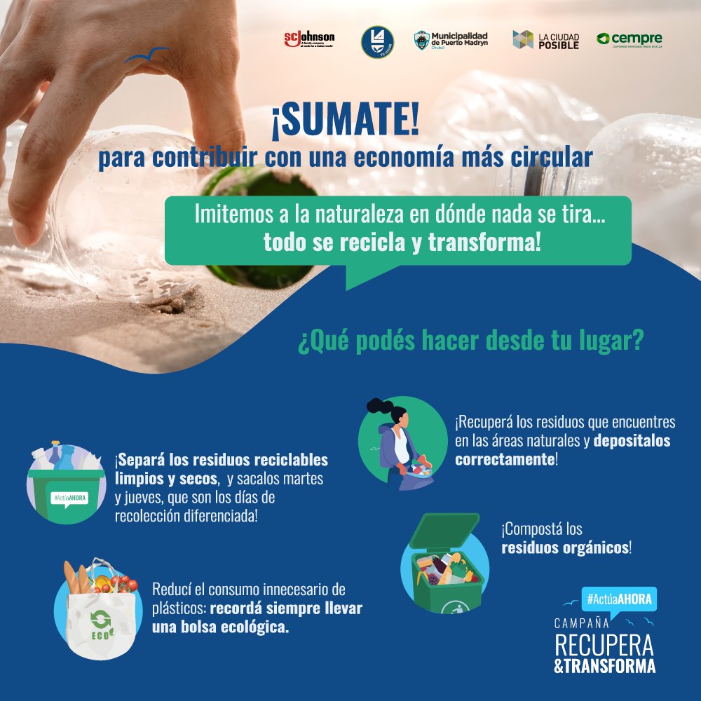 victorafratto's tweet photo. Cada vez más vecinos hacen uso del Ecopunto Puerto Madryn. Te damos unos tips para hacerlo más eficiente. 
#Recuperaytransforma 
#LaMasLinda
@Gus_Sastre @UrsinoFacundo 
@jorgeylaradio @MaruOrtizTw @darioroberts @RoberSuar57 @barciaml @devicomunica @VilmaDiRusso1  @launicamadryn https://t.co/ULQMKYt82n