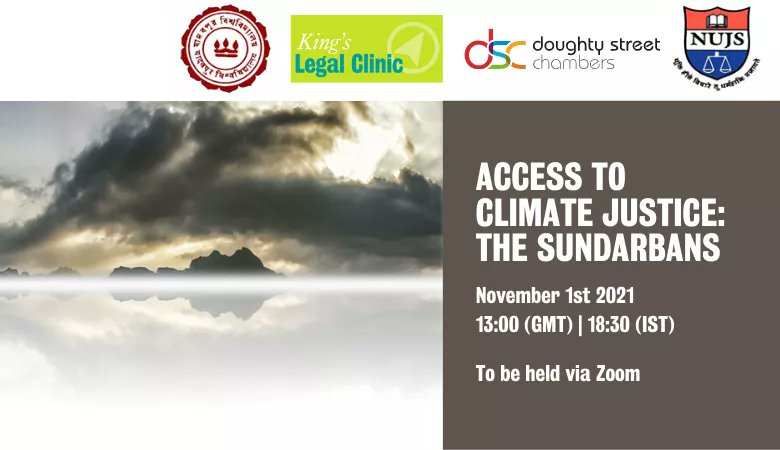 serviceatkings's tweet photo. And in the coming days keep an eye out 👀 for more #COP26 activities and events.
On Monday (01 Nov) @kcllegalclinic is launching a new project ‘Access to Climate Justice: the Sundarbans’
Join the brilliant speakers at this launch event: https://t.co/1ywZ0wtFtd
#ClimateAtKings https://t.co/0q9cNrOFLC