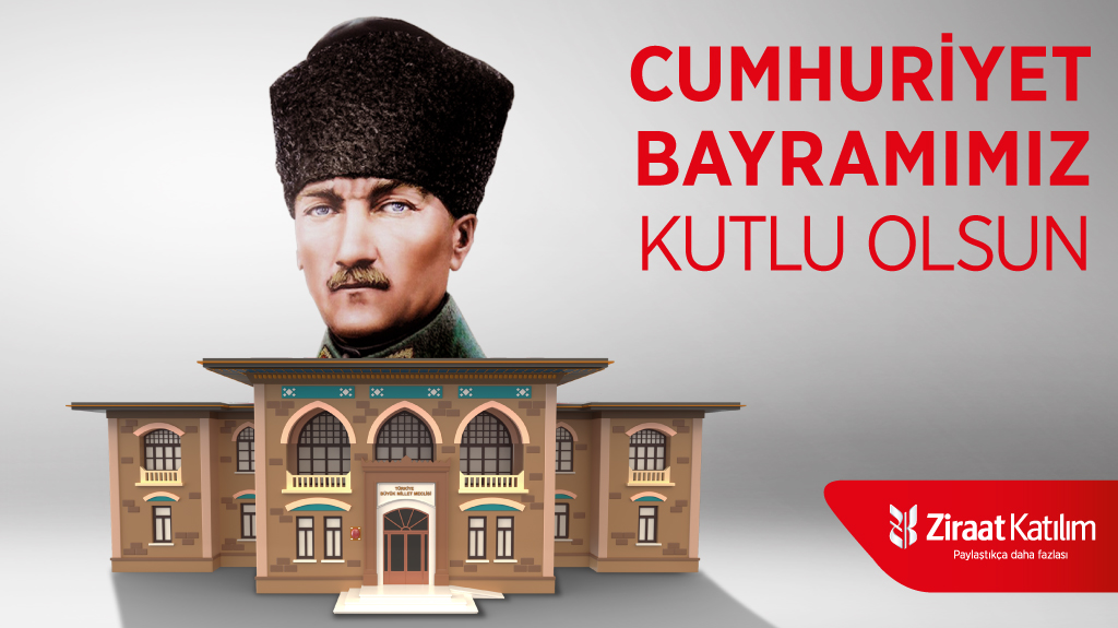 29 Ekim Cumhuriyet Bayramımız kutlu olsun. #ZiraatKatılım #29EkimCumhuriyetBayramı