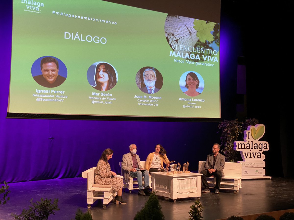 Ilovemlgviva's tweet photo. Dialogo VI Encuentro @Ilovemlgviva con @SeastainableV @future_spain @bioazul_spain y José M. Moreno en @diputacionMLG . https://t.co/awFMvz0361