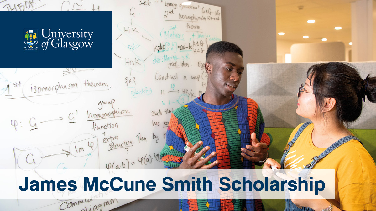 The James McCune Smith PhD #Scholarship is only open to UK students of Black African/ Black Caribbean/ Black Other heritage.
 
Don’t wait about! Check eligibility & get applying gla.ac.uk/mccune-smith-s… 
3/3 #BlackinSTEM #blackstudents