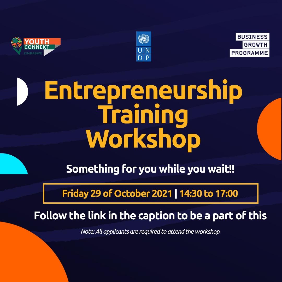 This Friday, we'll be hosting an Entrepreneurship Training Workshop on Zoom. It's open to EVERYONE!! Follow this link to get in on the action bit.ly/3nBcW03. #YouthEntrepreneur #YouthConnekt #YOUthcanDOIT