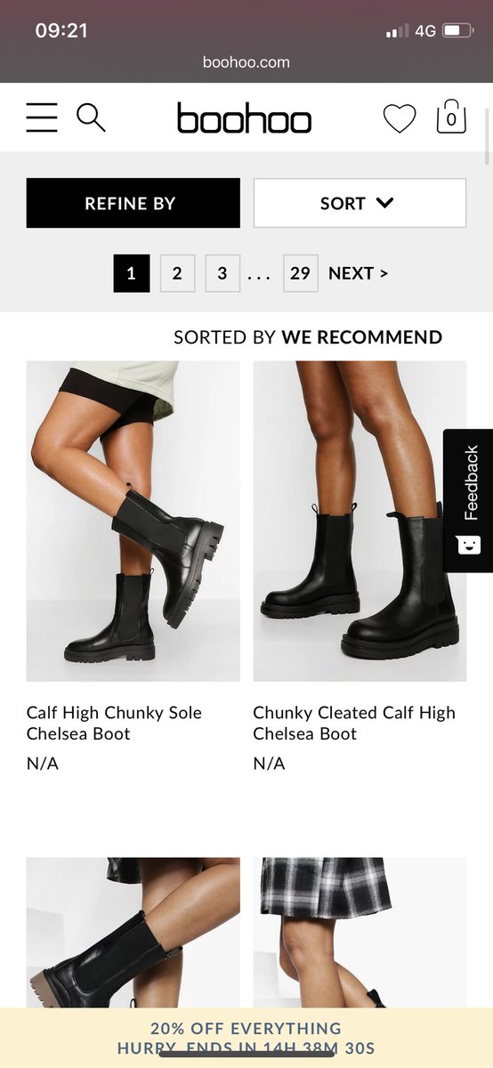 Passiexox's tweet photo. @boohoo_cshelp Actually looks like everything is not available https://t.co/yKdiL3Gw8I