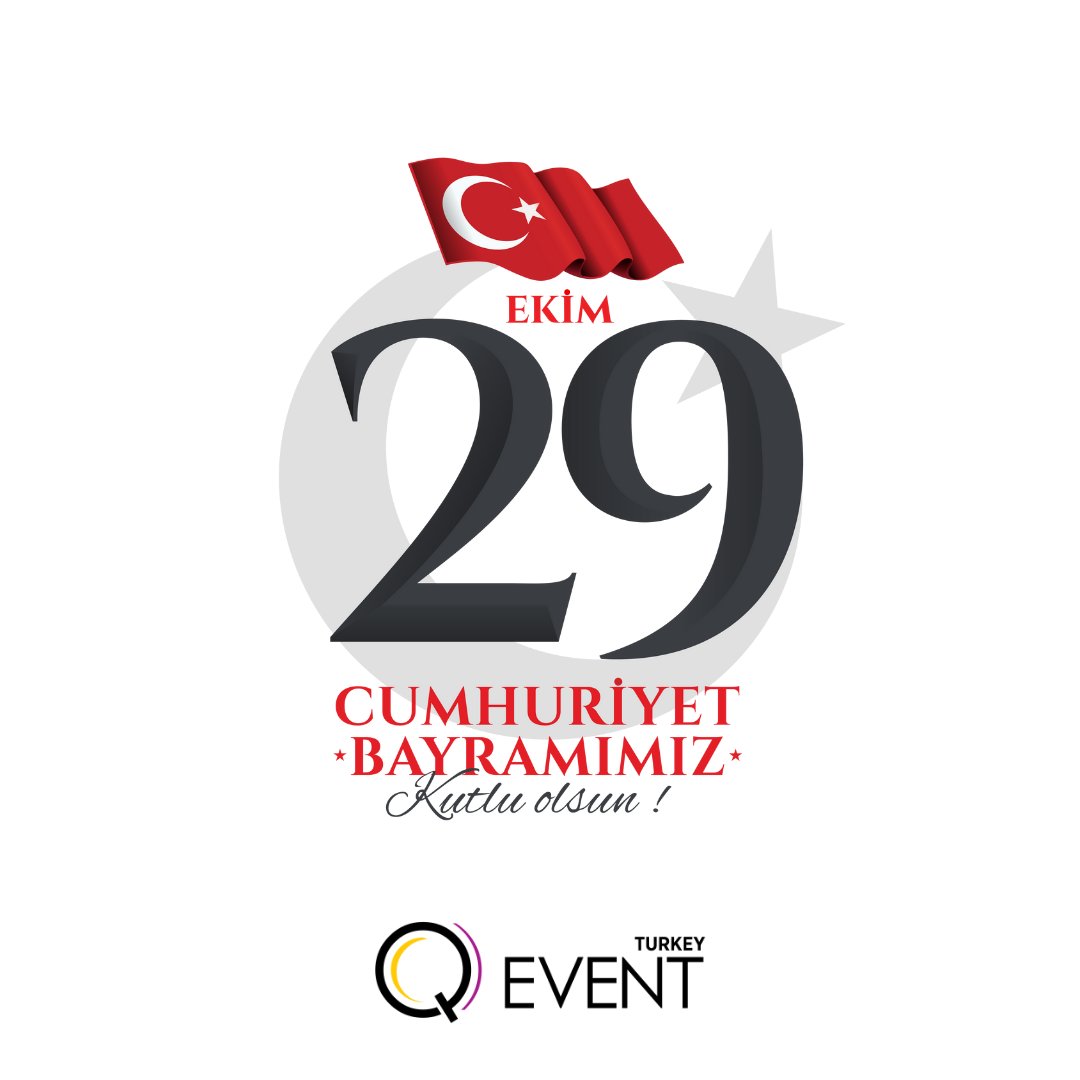 qeventturkey's tweet photo. 29 Ekim Cumhuriyet Bayramımız kutlu olsun!

#meeting #incentive #congress #conference #explore #destination #events #qeventturkey #corporatestars #cumhuriyetbayramı https://t.co/yycti5LxFD