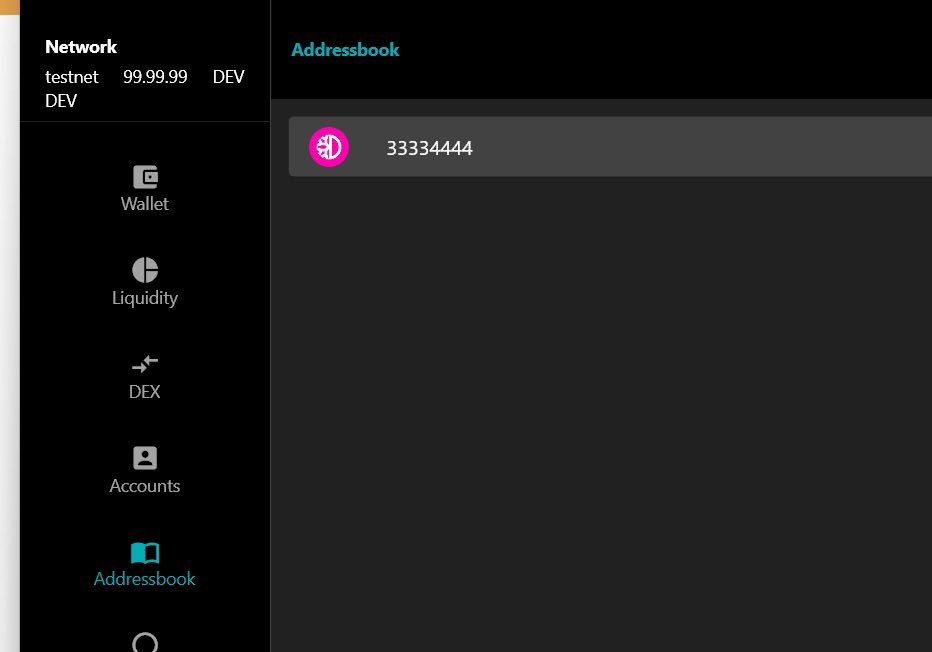 saiivelive's tweet image. Sneak peak: Addressbook for the saiive.live @defichain light wallet