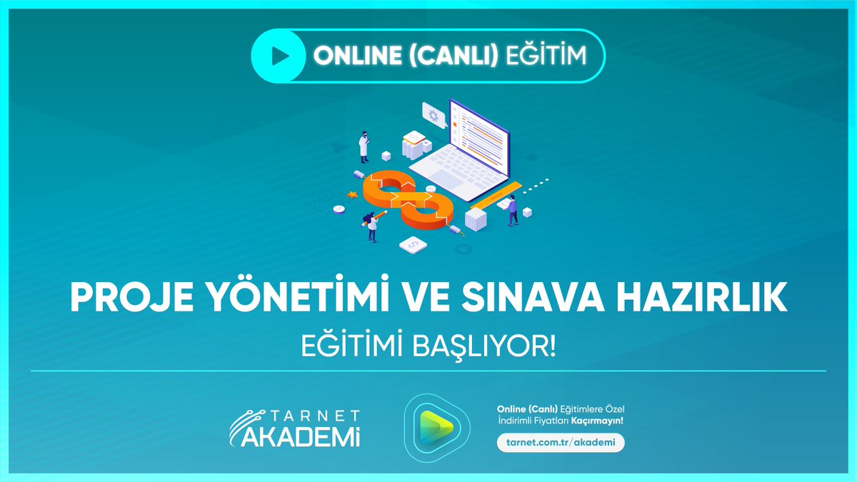 Temel Proje Yönetimi Konuları ile Birlikte Sınava Hazırlık Yapacağınız Eğitim Başlıyor!

PMI metodolojisi ile konuların detaylı olarak işlendiği Proje Yönetimi ve Sınava Hazırlık Programı’ nda sende yerini al! 

#bilişim #yazılım #eğitim #online
