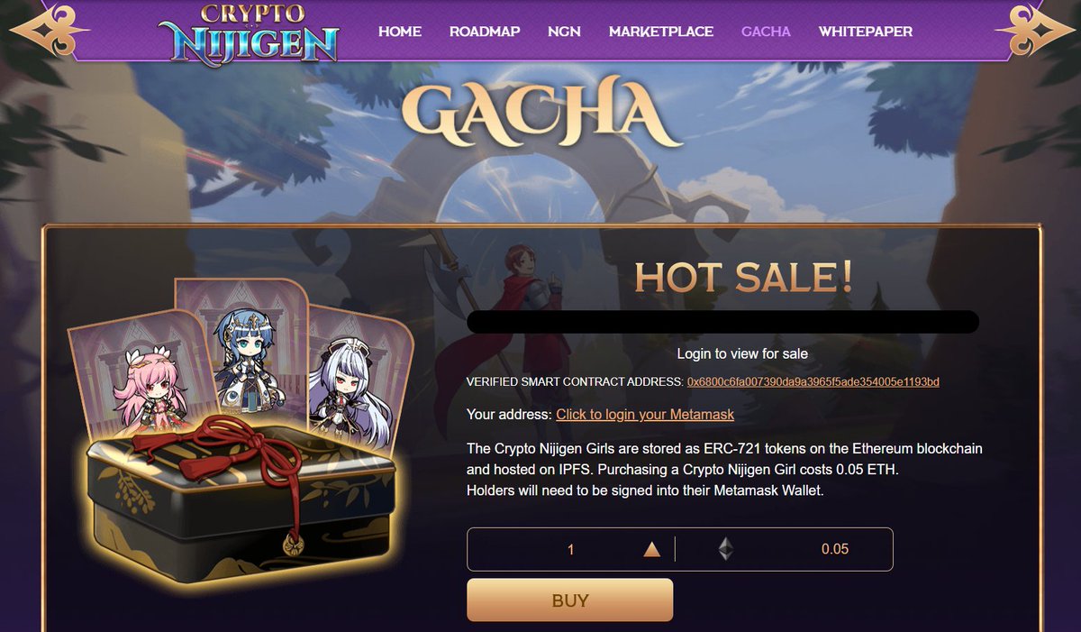 The 700 Crypto Nijigen Girls (CNG) #NFTs in the first 2 rounds of mint have been sold out!😎
The third round of Mint is open, if you want to own CNG NFT and get NGN tokens, click here to mint first. 👉ngn.games/gacha
#GameFi #nftcollectors