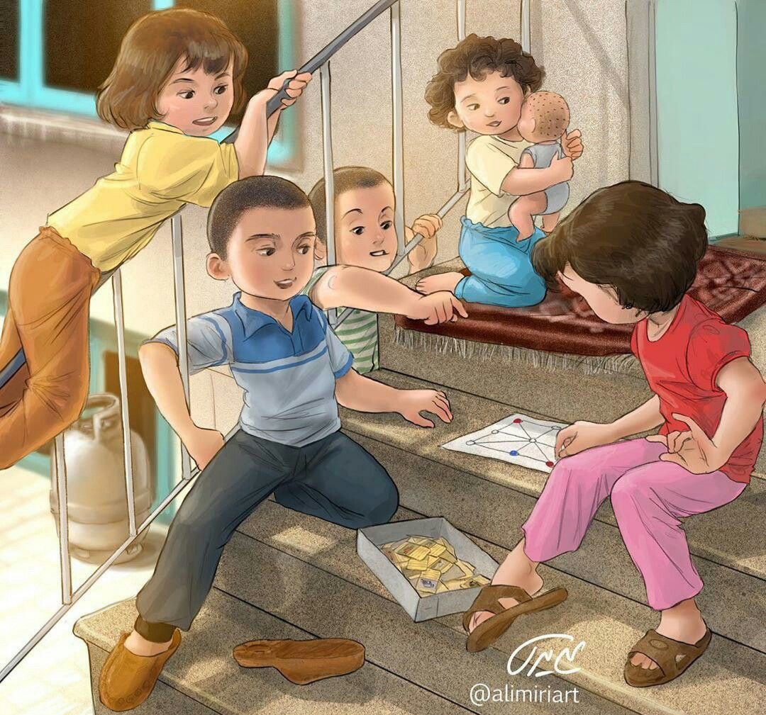 Anonna9023's tweet photo. I miss those days without Internet 😔
#nostalgicmemories 
#alimiriart 
 💕 https://t.co/IOo8iuL3C6