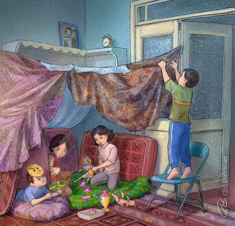 Anonna9023's tweet photo. I miss those days without Internet 😔
#nostalgicmemories 
#alimiriart 
 💕 https://t.co/IOo8iuL3C6