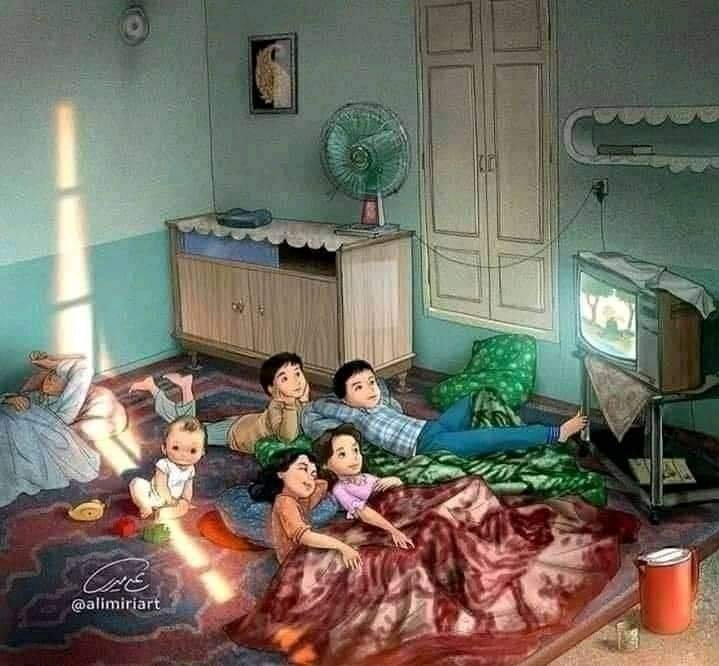 Anonna9023's tweet photo. I miss those days without Internet 😔
#nostalgicmemories 
#alimiriart 
 💕 https://t.co/IOo8iuL3C6