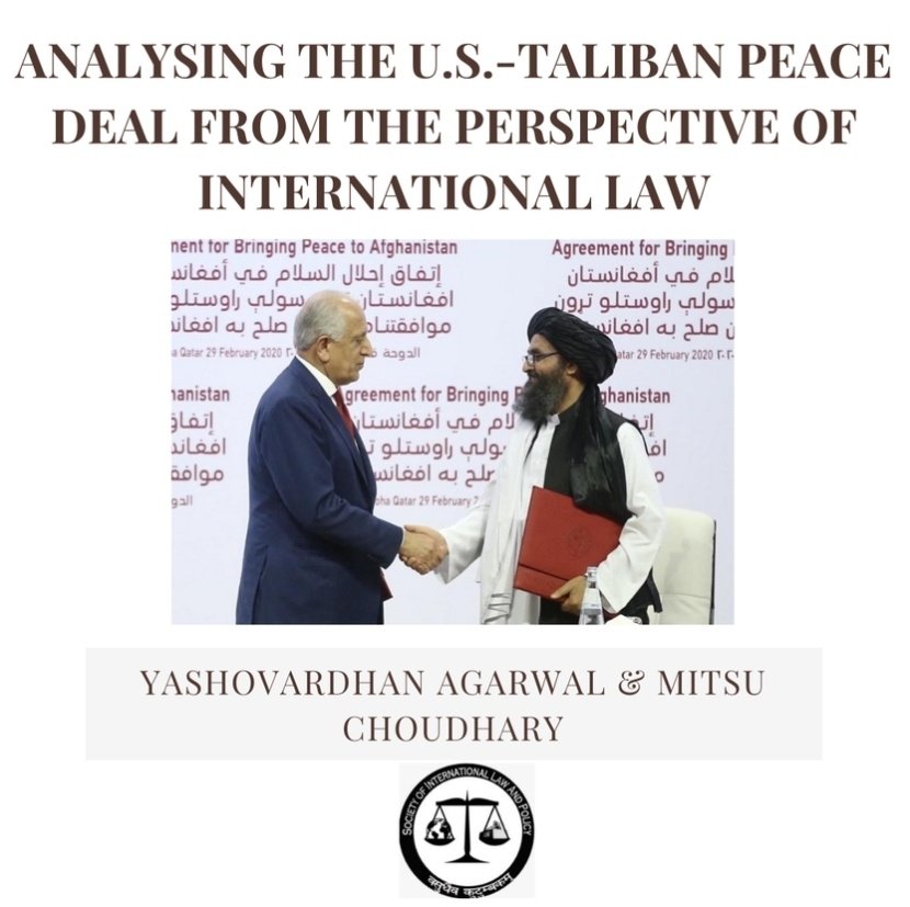 SILPNUJS's tweet photo. "In reality, though, it would not be wrong to say that UNSC duly lacks sanction and enforcement executives."

Yashovardhan Agarwal &amp; Mitsu Choudhary write on the U.S. Taliban Peace Deal. Read it here - https://t.co/ljiXBYw5iE https://t.co/RINCyj1MrG