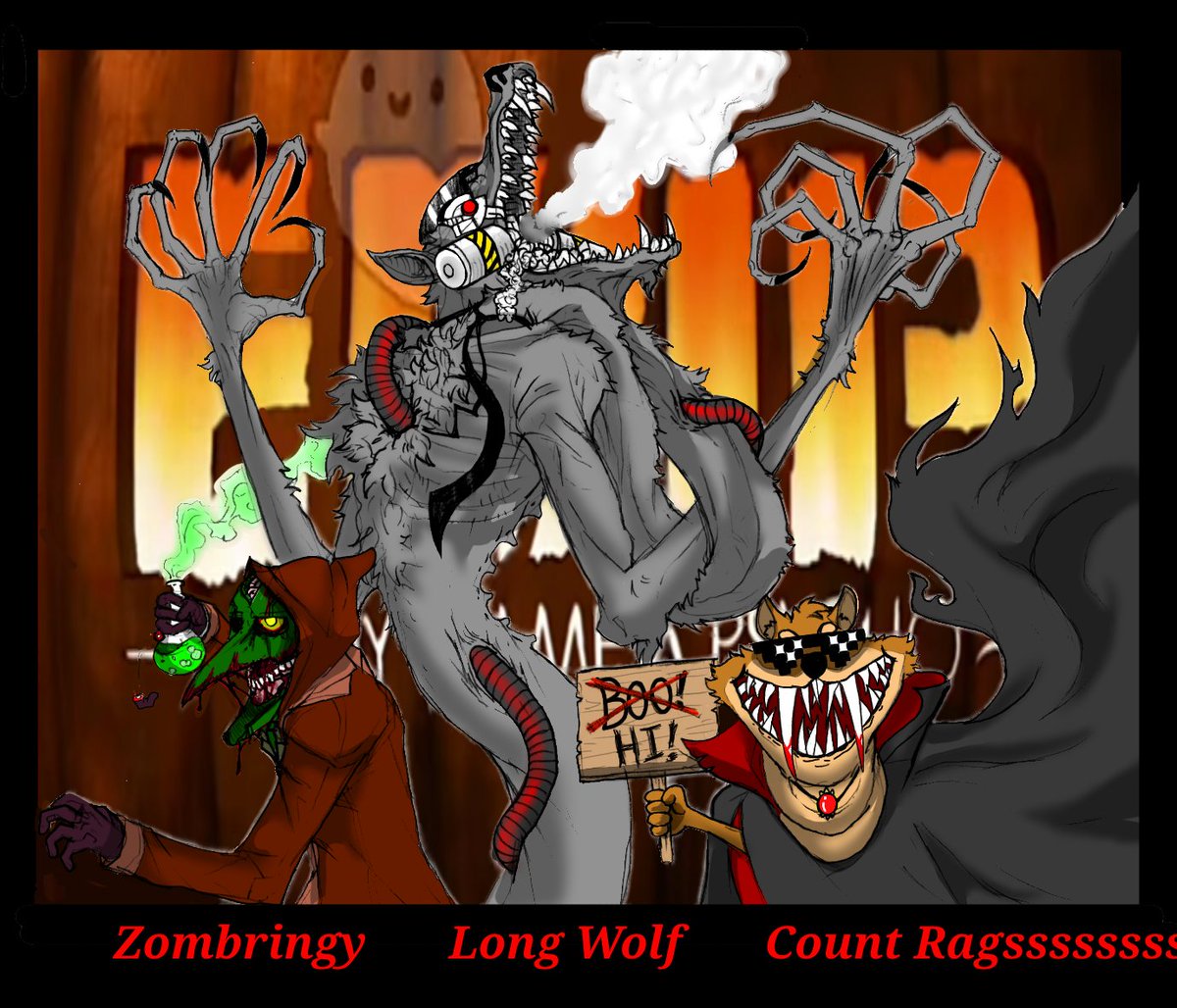 Before the month is out I at least owe a good ol Halloween pic 🎃
<a href="/fringy123/">Fringy</a> <a href="/MauLer93/">MauLer</a>