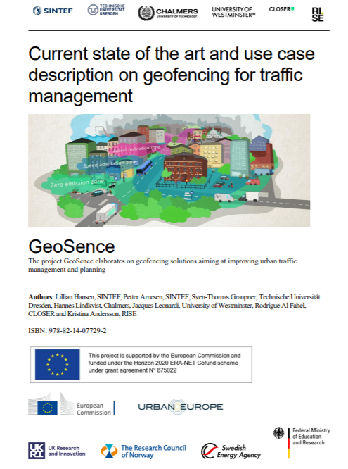 Lilliaha's tweet photo. The first GeoSence report is out! It reviews geofencing use for various types of transport regulation 🚙🚚🛴, how it helps tackling four main challenges in traffic management. Available at closer/lindholmen.se/en/closer-projects/geosence
Thanks to co-authors and collaborators 🙏🏻 https://t.co/V9Lwl4reM9