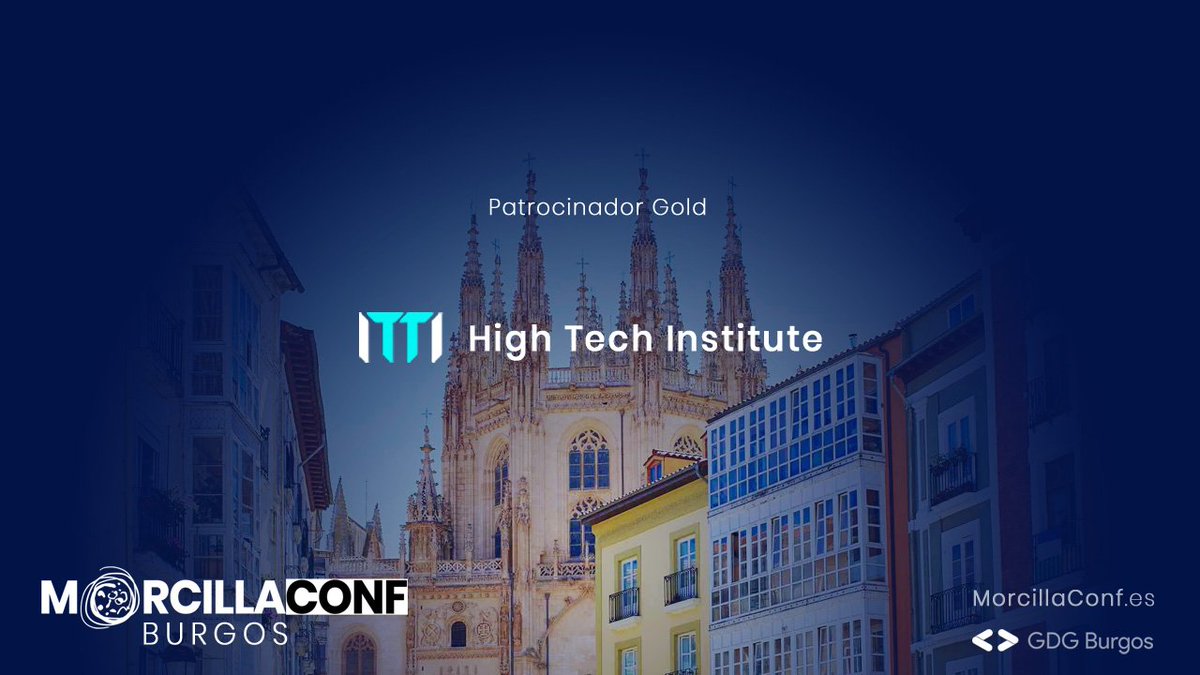 Hoy queremos agradecer a High Tech Institute por confiar en nuestro evento anual <a href="/MorcillaConf/">MorcillaConf</a>. Empresas como itti.es hacen posible que existan #eventos gratuitos creados por y para la comunidad #geek. ¡Gracias por el apoyo!👏👏