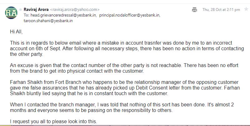 lucky2201983's tweet image. @YESBANK @RBI @consumerforum_ @jagograhakjago @JagoGrahakJago_
#yesbank #bank #moneytransfer #customer #service #RBI #Consumer #India #Mumbai