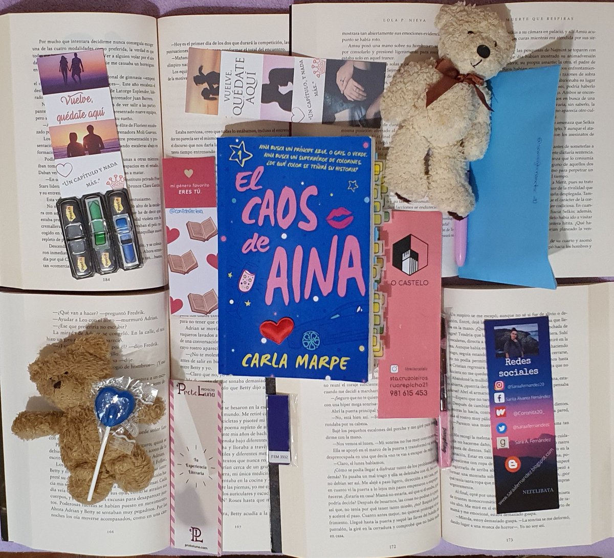SaraAFernandezC's tweet photo. Reseña "El caos de Aina". ¿Os pasáis por ella? ⭐⭐⭐⭐
https://t.co/O9XlLbu4lW https://t.co/K19LXpSsov