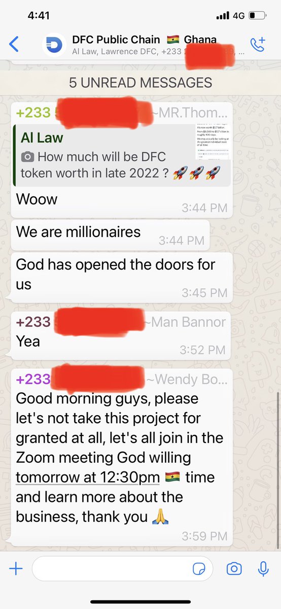 Dfc__Community's tweet image. Welcome to our DFC community .
A new team led by 
Mr Man Bannor and his core leaders from 
Ghana 🇬🇭 💪💪💪
Congratulations for being part of our team .🎉🎉🎉