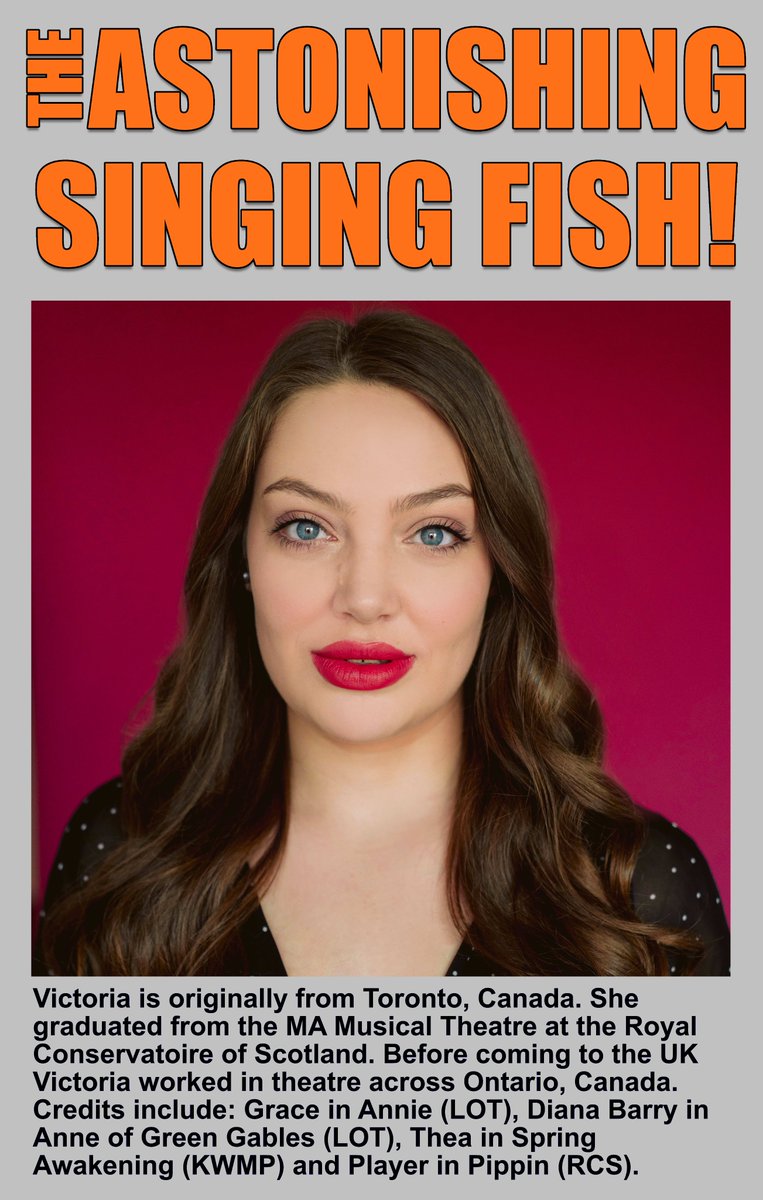 fdtheatre's tweet photo. Meet the cast! She's got a scuba diving licence but we're not sure what she sounds like under water. Find out what Victoria sounds like above water 3-8 December @SpaceArtsCentre #SingingFish https://t.co/gCaCaWbNBi