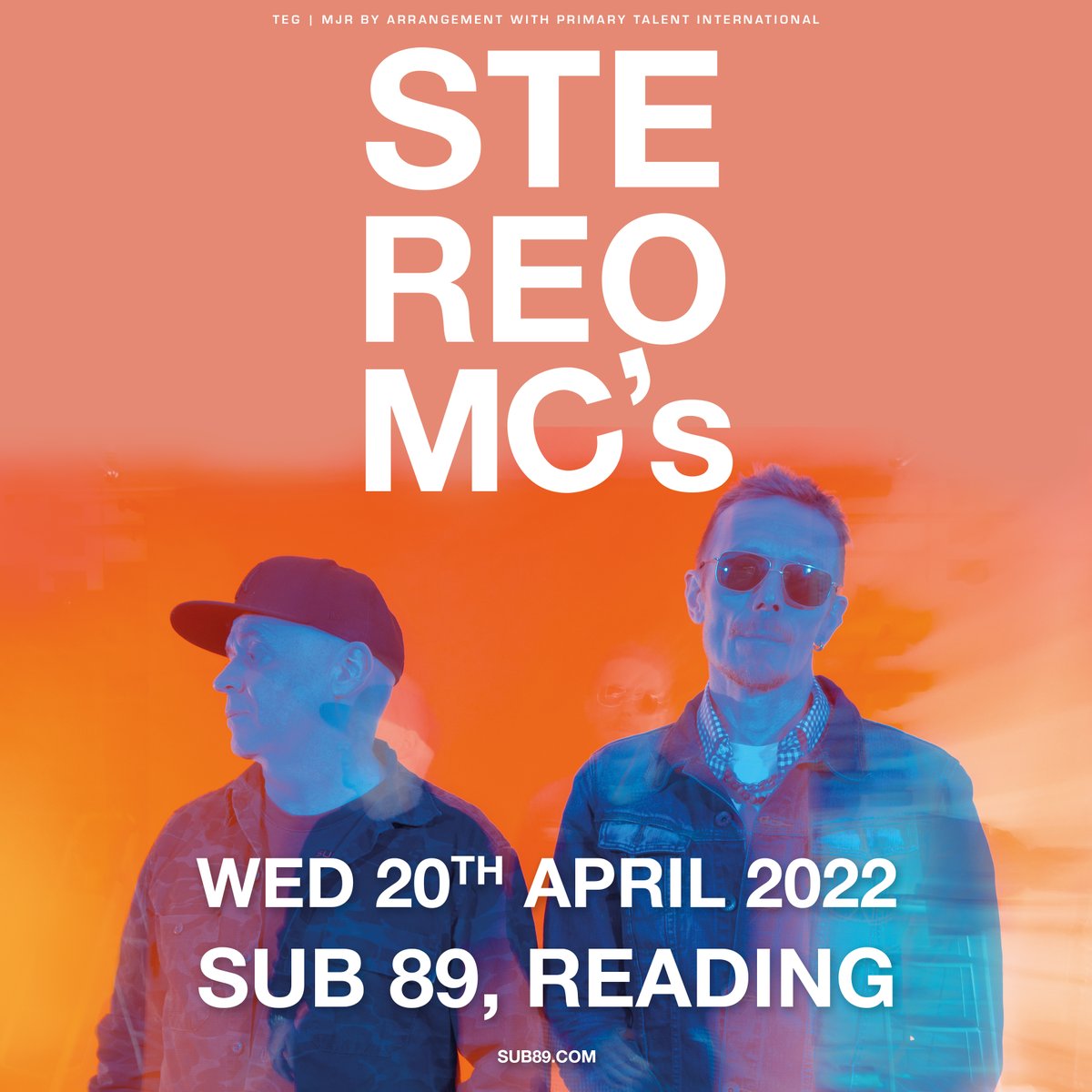 Rescheduled | Hip-hop sensation Stereo Mc's will be moving their highly anticipated UK tour to April 2022. ⏰🎵🎉

This one is not to be missed, get your tickets now 🎫
bit.ly/3vRtynT