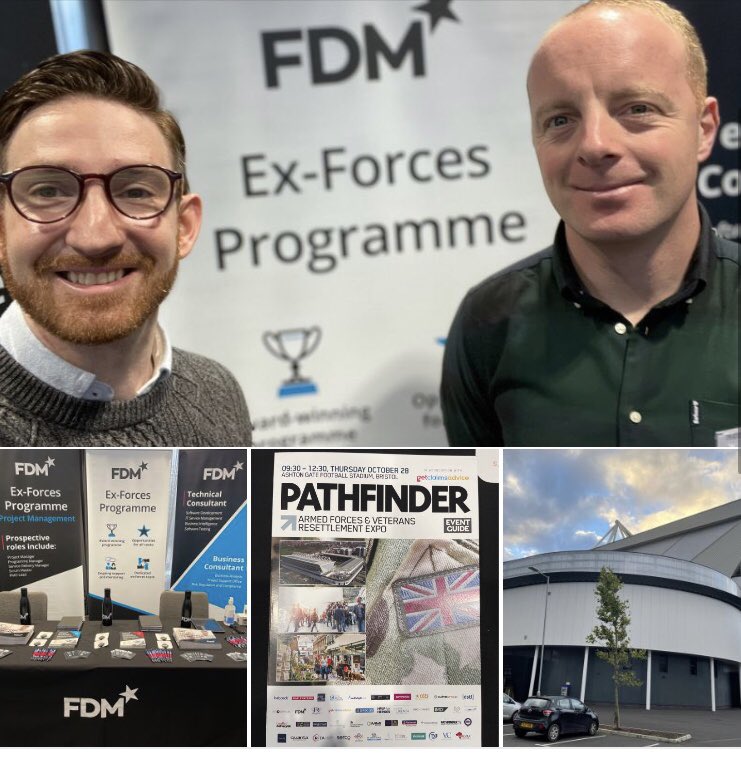 The <a href="/FDMGroup/">FDM Group</a> are all set up for the Pathfinder International Magazine  expo at Ashton Gate, Bristol. Not registered? Simply turn up between now and 12:30 and see them and 41 other exhibitors. #PFExpo21 #armedforces #Military #Bristol