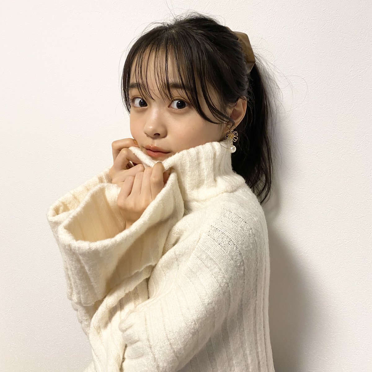 首までぬくぬく🧖‍♂️ そろそろマフラーの用意もしないとっ🧣 昨日は