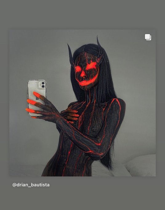 Really wanna try a look like this for Halloween but I don&rsquo;t see it going well for me 🤣 https://t.co/<a href="/tag/newprofilepic"class="tags"><span>#newprofilepic</span></a>