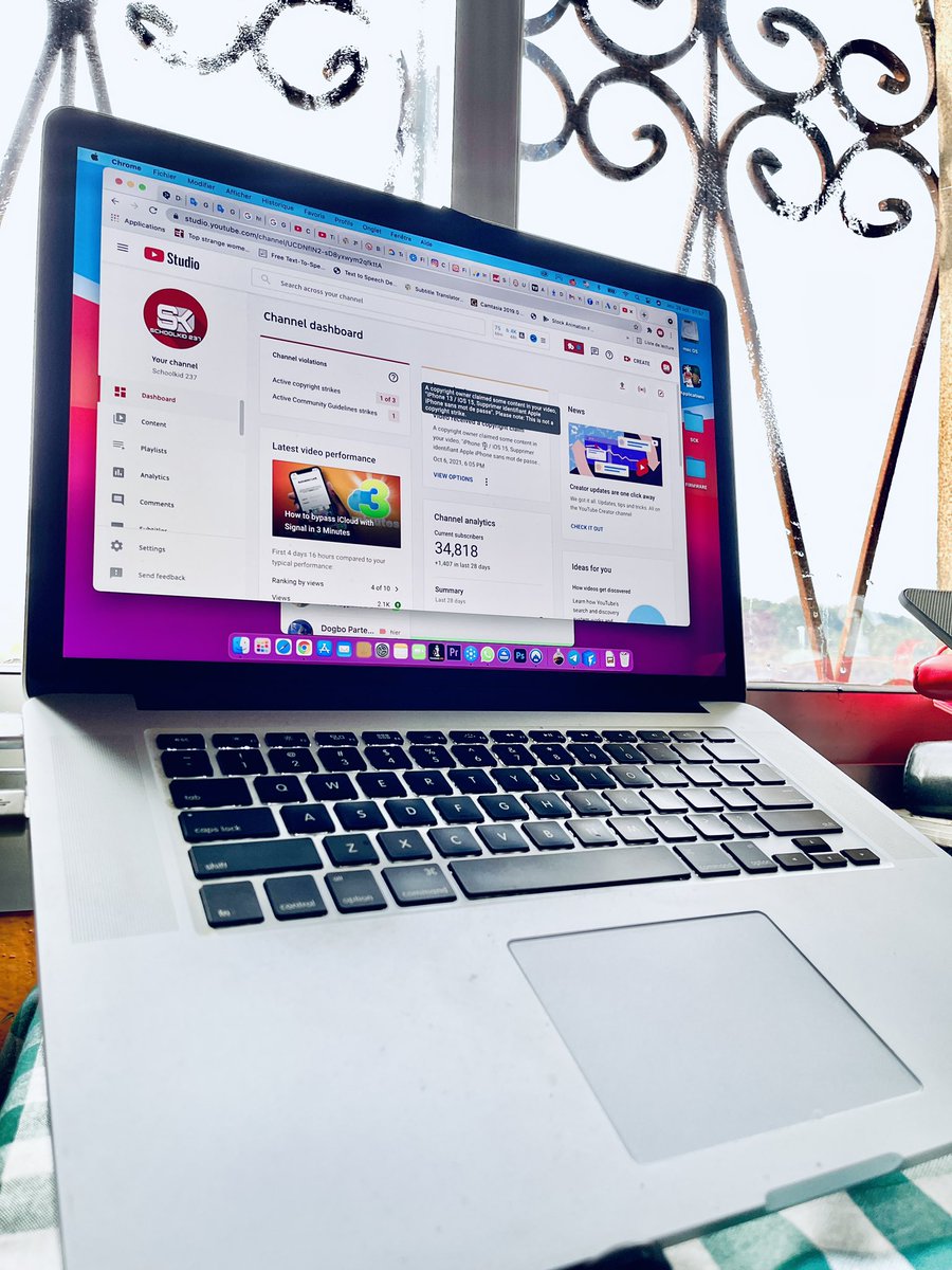 SchoolTech0237's tweet image. My Old #MacbookPro15 ❤️‍🔥
@YouTube  ❤️‍🔥