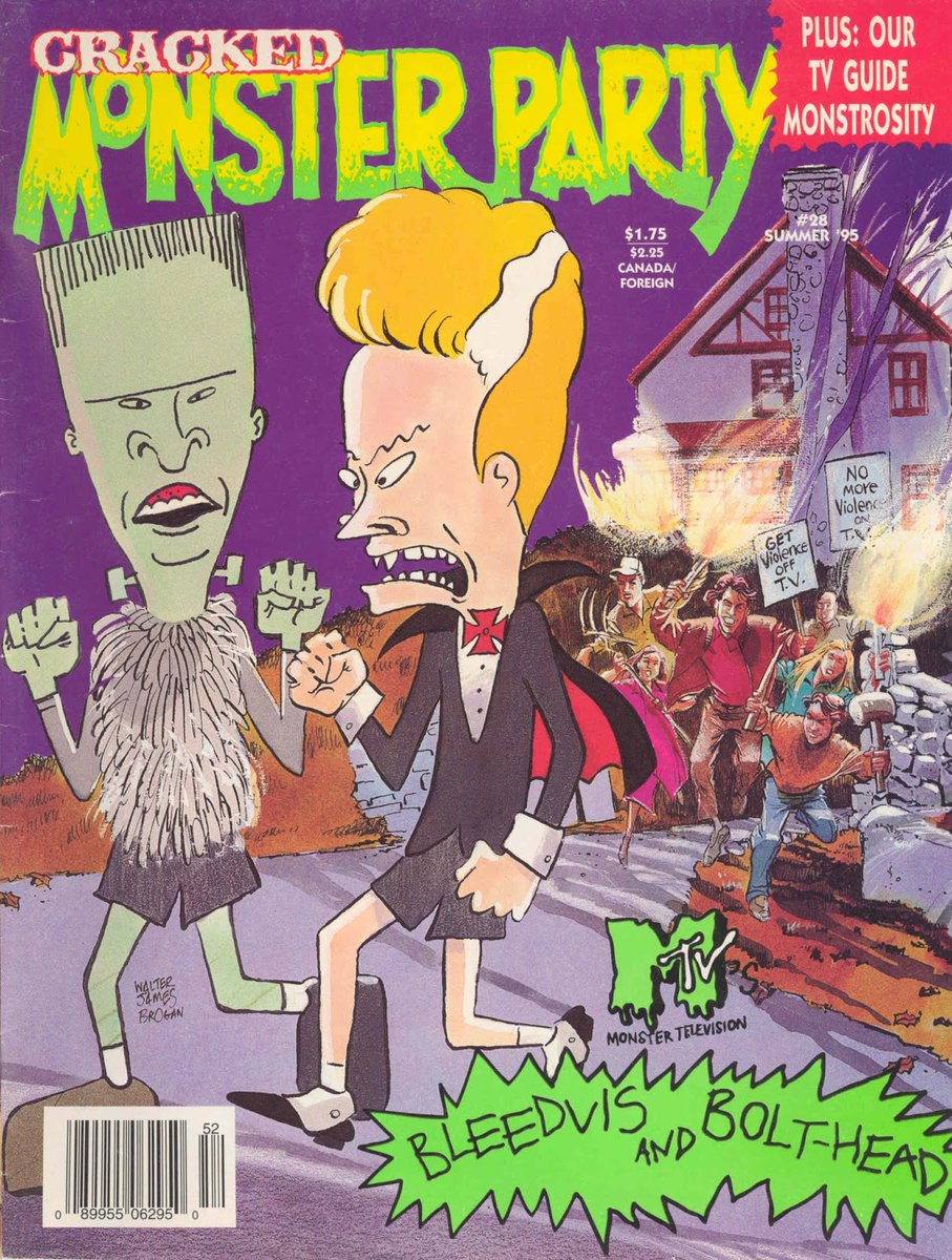 CRACKEDmag's tweet photo. Just some random CRACKED mazagine #CRACKEDMonsterParty covers #CRACKEDmag #CRACKEDmagazine #MonsterParty #Halloween #halloween2021 #humor #parody #nineties https://t.co/F2TQzl8GdM