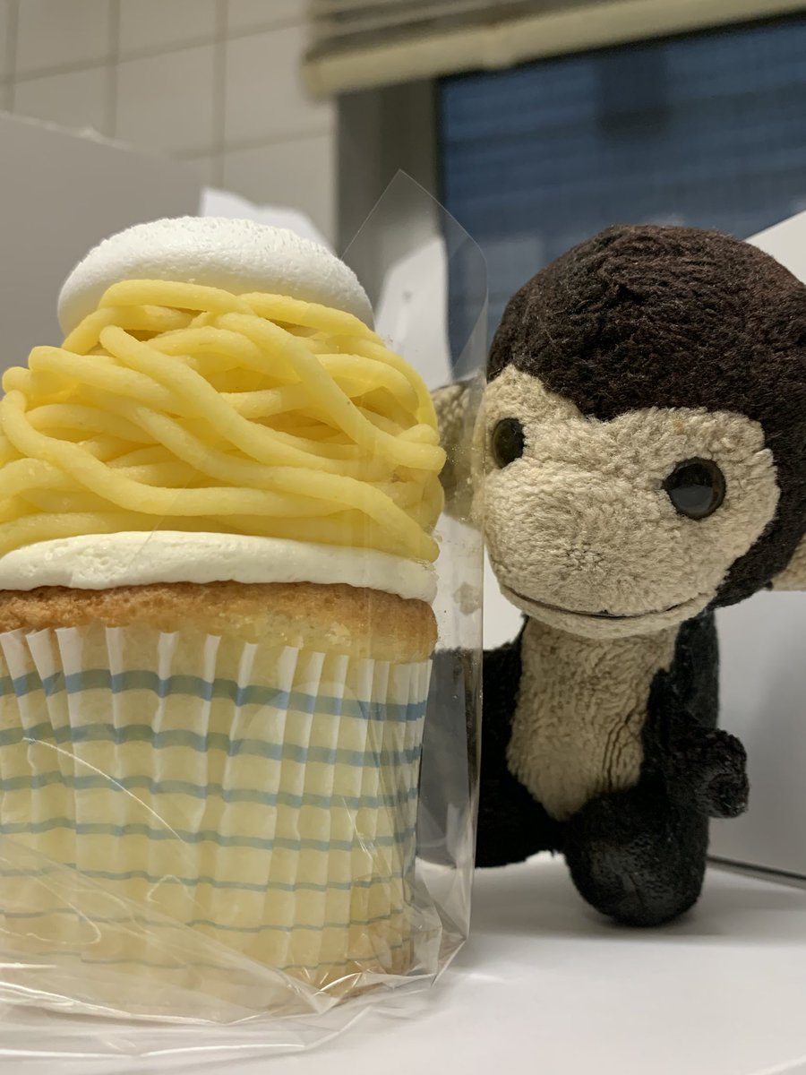 kozarunokoko's tweet photo. #Chestnuts 🌰are in season and look what I got! This is Japan’s first Mont Blanc cake! It’s as tall as I am! 🐵😋

#kozarunokoko #fall #autumn #chestnutcream #chestnutcake #chestnutcreamcake #montblanccake #yummy #delicious #japan #japantravel #japantrip https://t.co/RdcGninAz8
