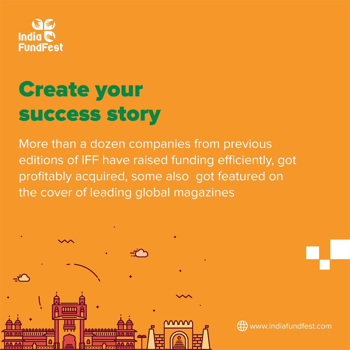 Indiafundfest's tweet photo. Create your success story https://t.co/sxm5RaDNE1