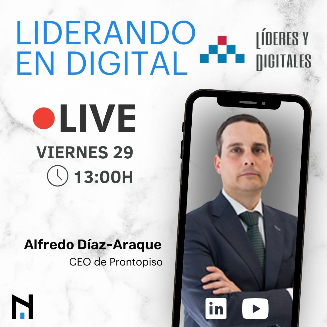 ProntoPiso's tweet image. 🎙Este viernes 29 @alfredodam, CEO de @ProntoPiso, participará en directo en el podcast &quot;Liderando en digital&quot; con @vdlrios, de @liderydigital. 

🗓Mañana a las 13.00h.

▶️ lnkd.in/d8G-Bxgn

¡No te lo pierdas! 🙌🏼

#inmobiliarios #proptech #realestate  
#sectorinmobiliario