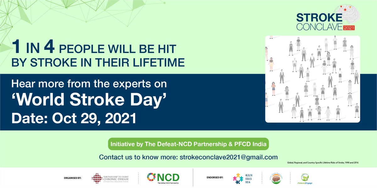 Don't wait till it's too late. Be a part of Stroke Conclave 2021 and hear from the experts on how to deal with this deadly disease.

#KnowStrokeforNoStroke